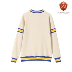 SGRho Poodle Neutral Chenille Pocket Crewneck