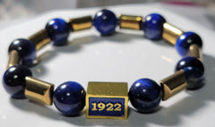 SGRho Hematite Rec Bracelet