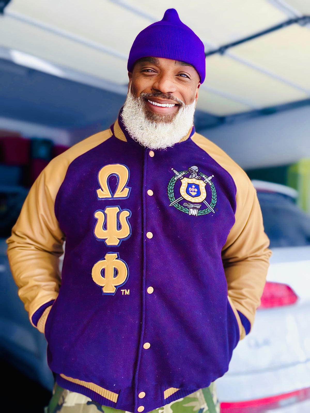 Omega Wool Letterman Jacket