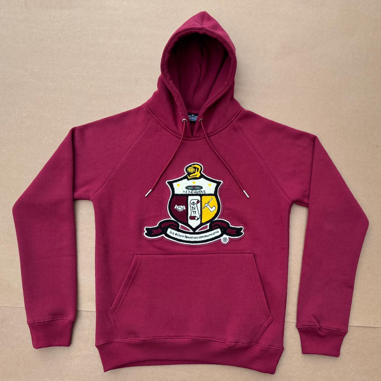 Kappa Crimson Chenille Crest Premium Hoodie