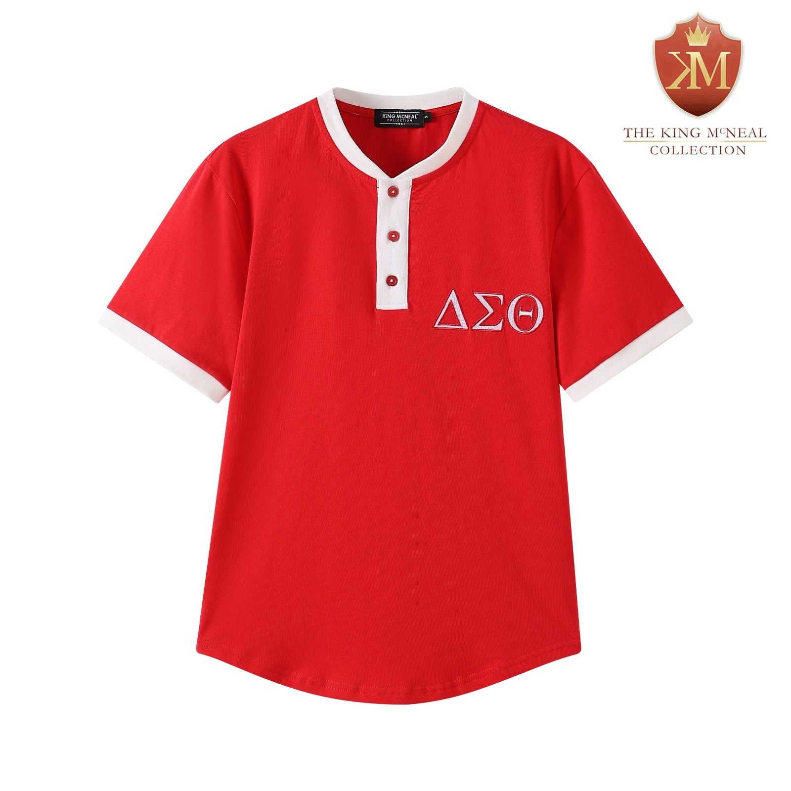 Delta Red Premium Henley Shirt