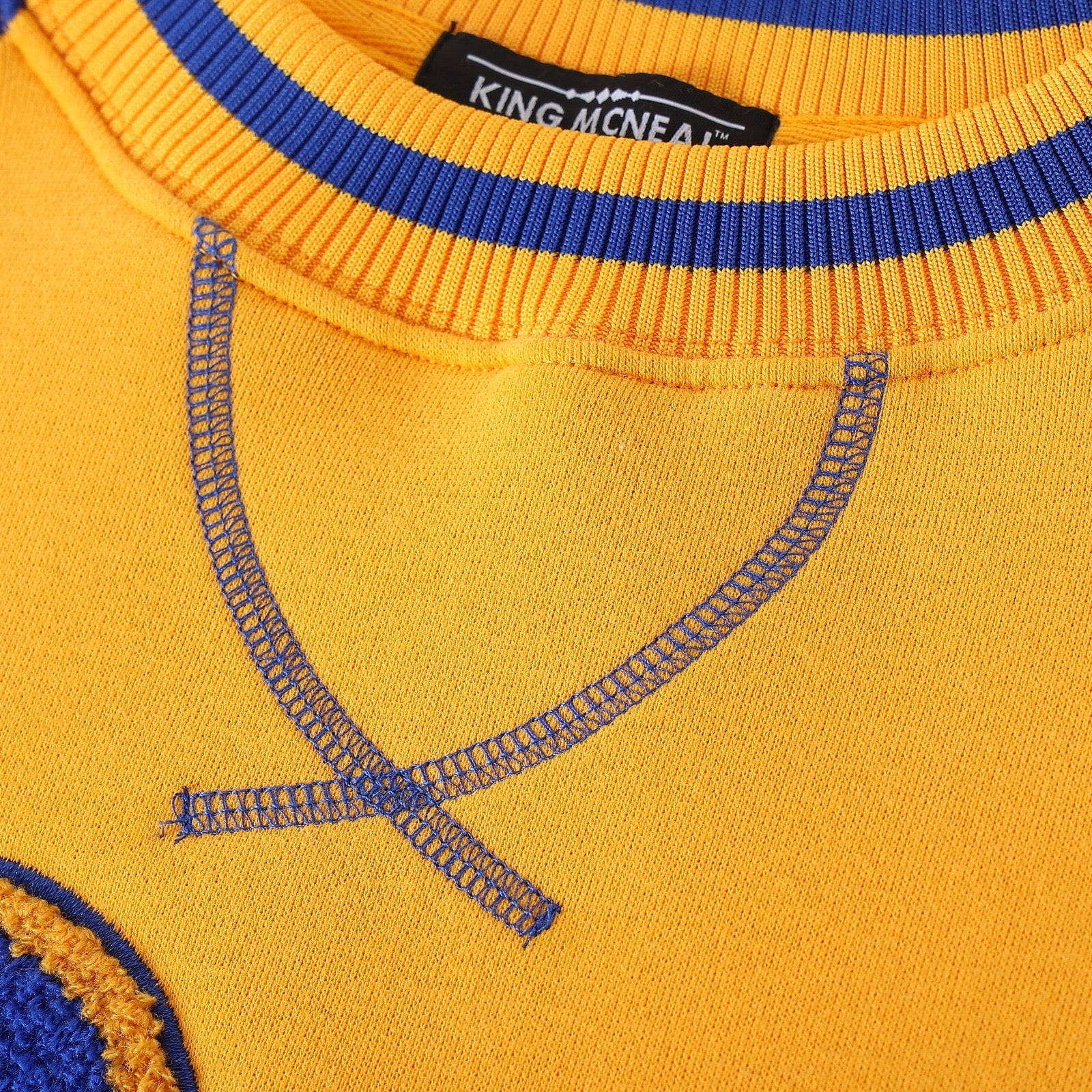 SGRho Chenille Poodle Pocket Crewneck