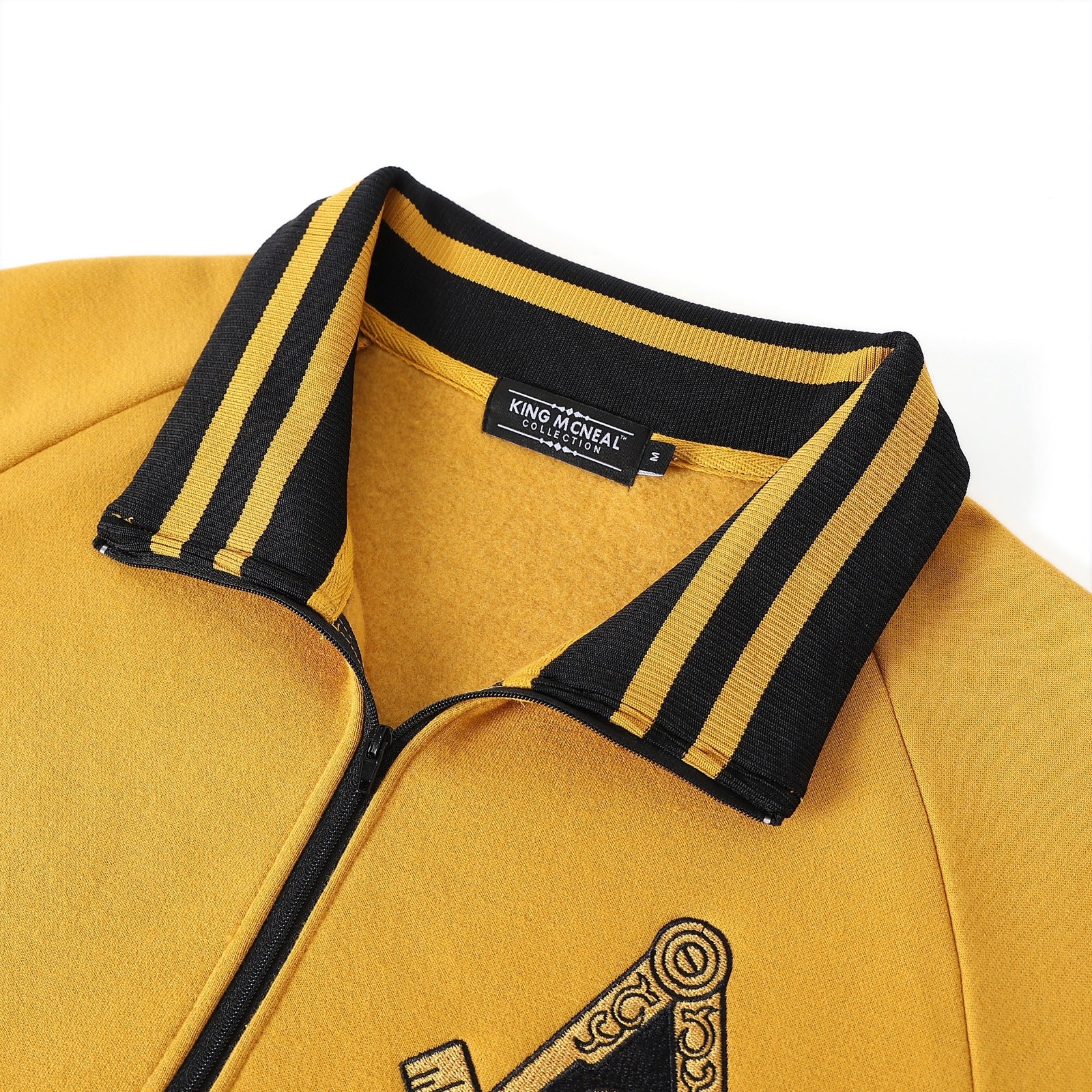 Mason Gold Quarter Zip Sweatshirt