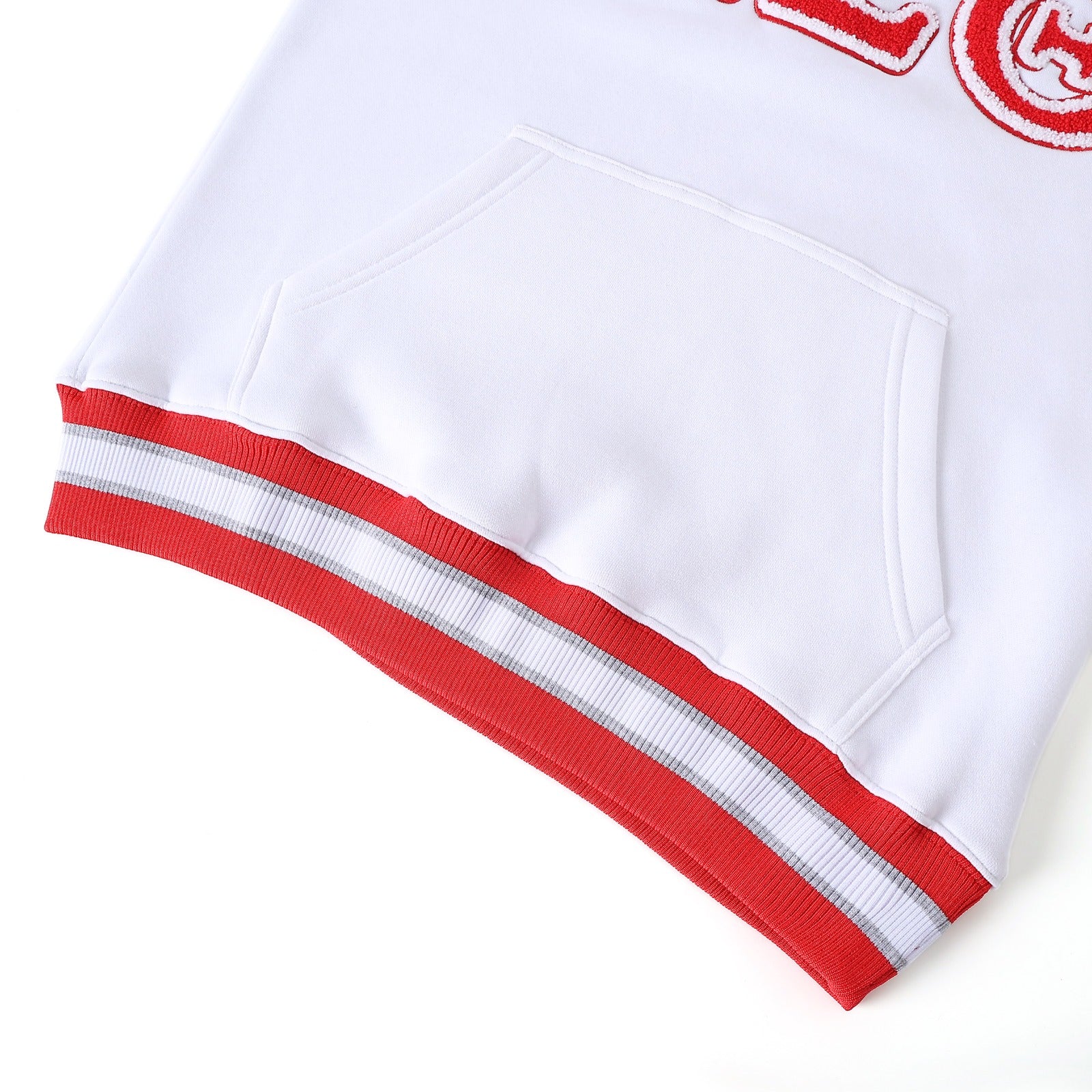 Delta Sigma Theta White Chenille Crewneck