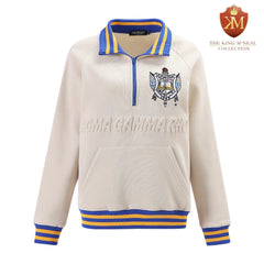 SGRho Nuetral Quarter Zip Sweatshirt Unisex