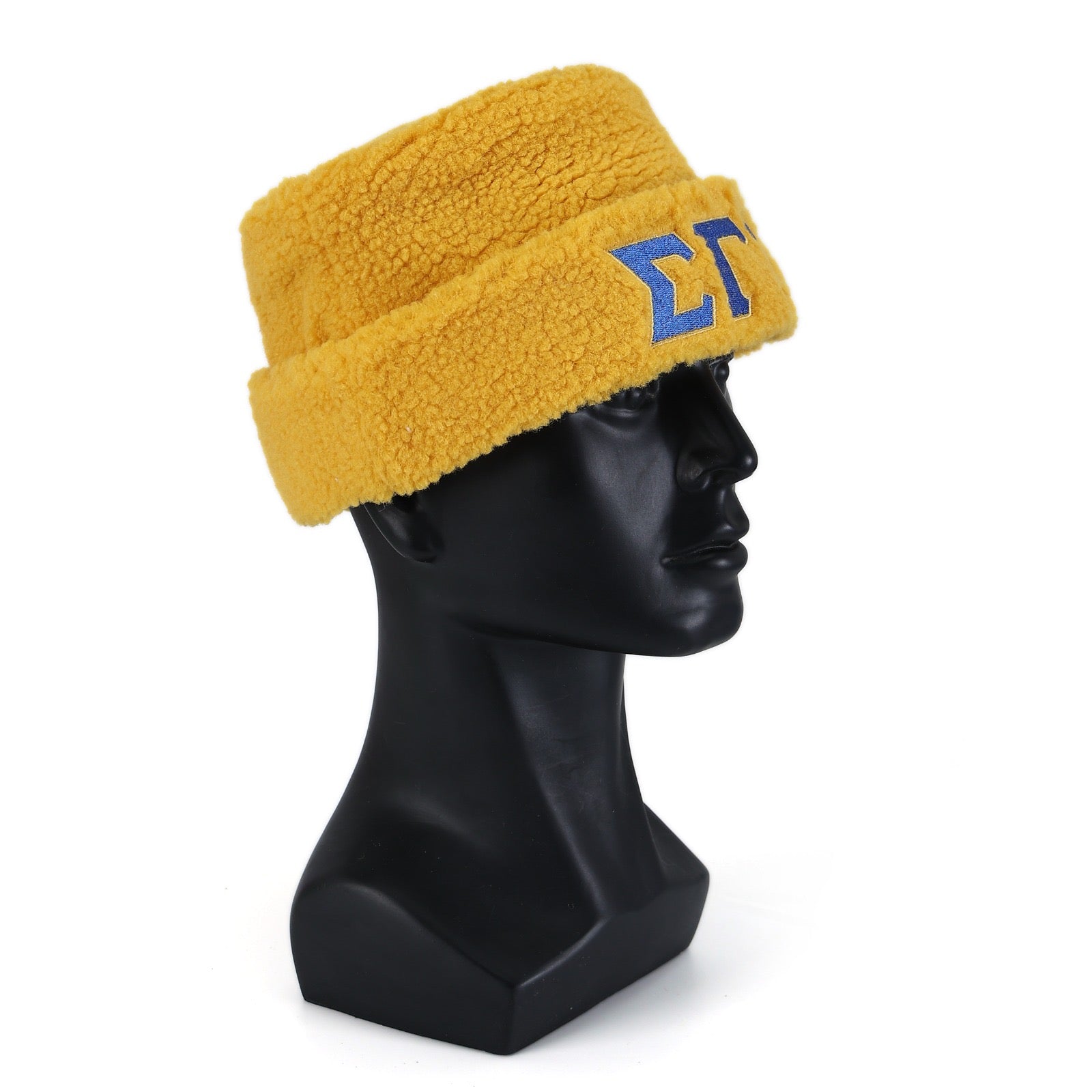 SGRho Gold Sherpa Beanie Hat