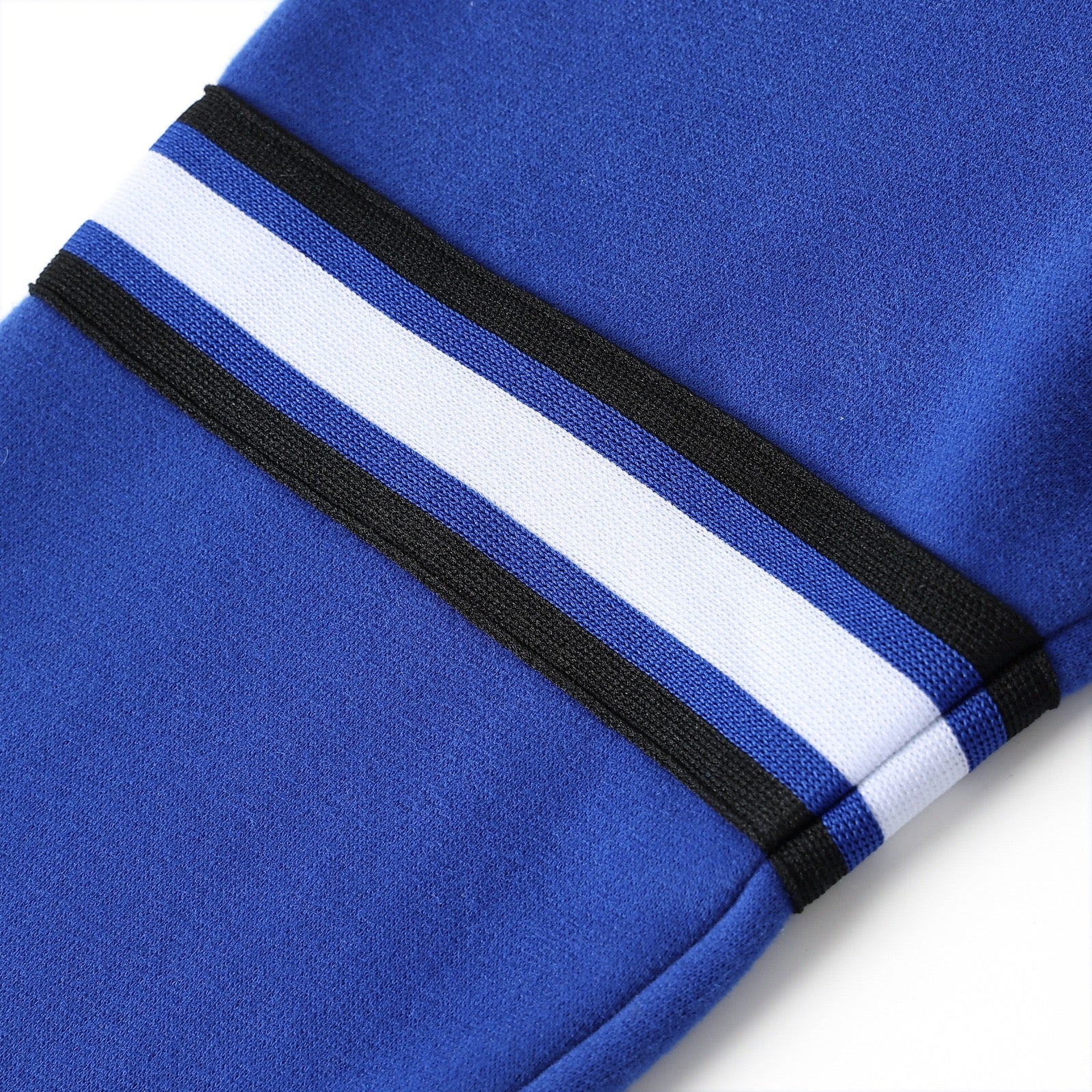 Zeta Blue Crest Chenille Crewneck