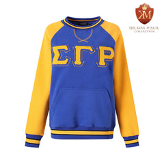 SGRho Chenille Pocket Crewneck