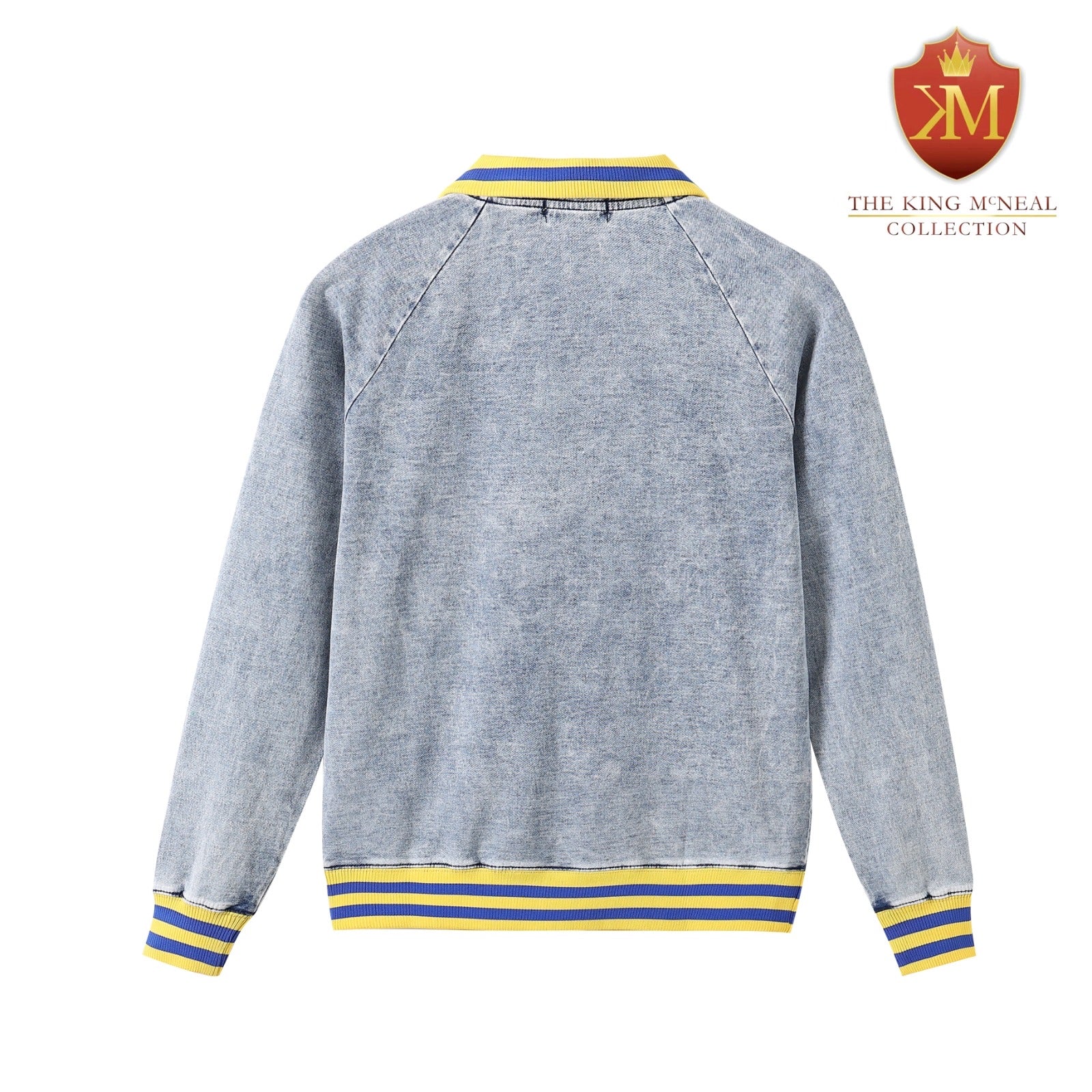 SGRho Denim Quarter Zip Sweatshirt Unisex