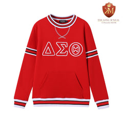 Delta Sigma Theta Red Chenille Crewneck