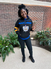 SGRho Black Hockey Hoodie Unisex