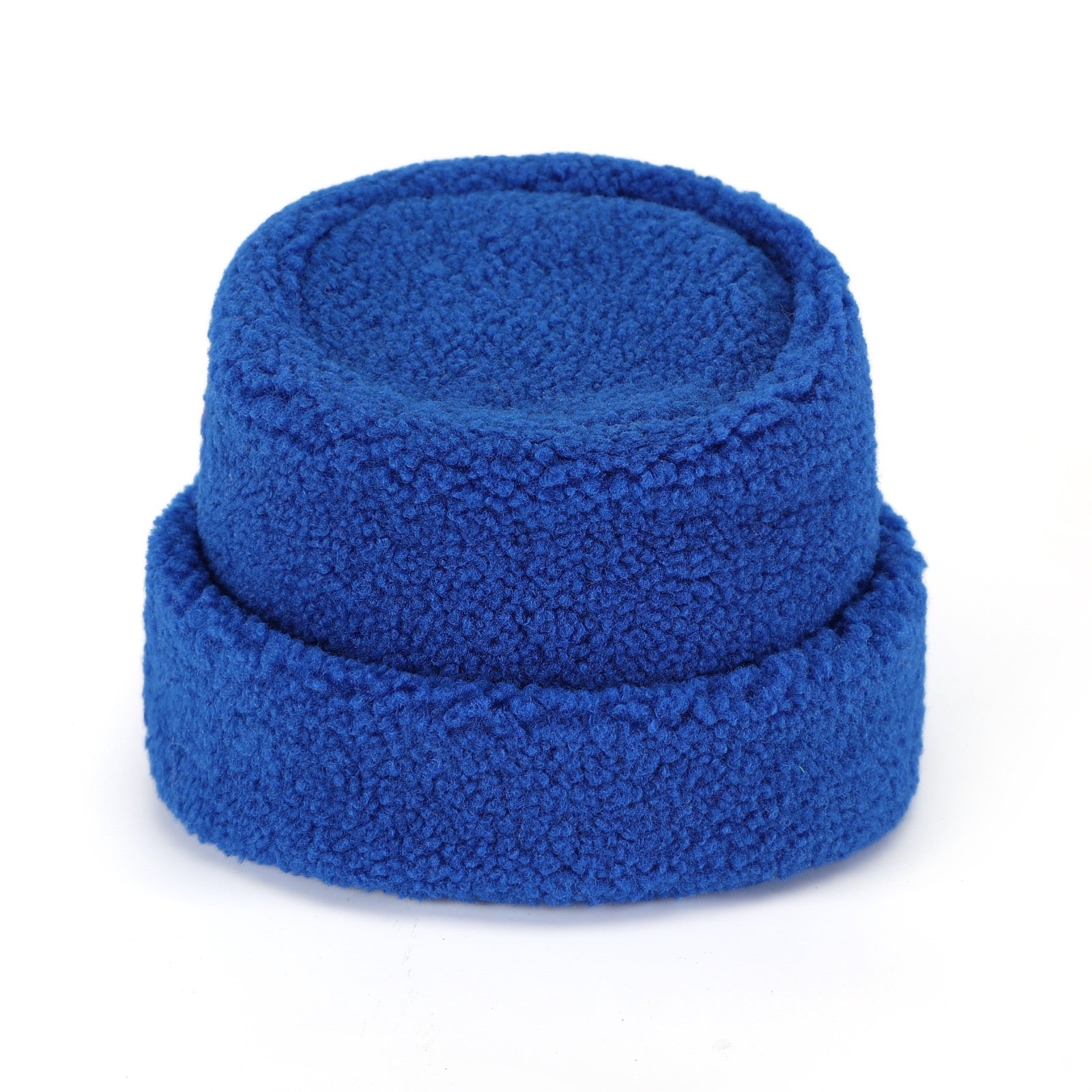 Zeta Blue Sherpa Beanie Hat