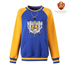 SGRho Chenille Crest Pocket Crewneck