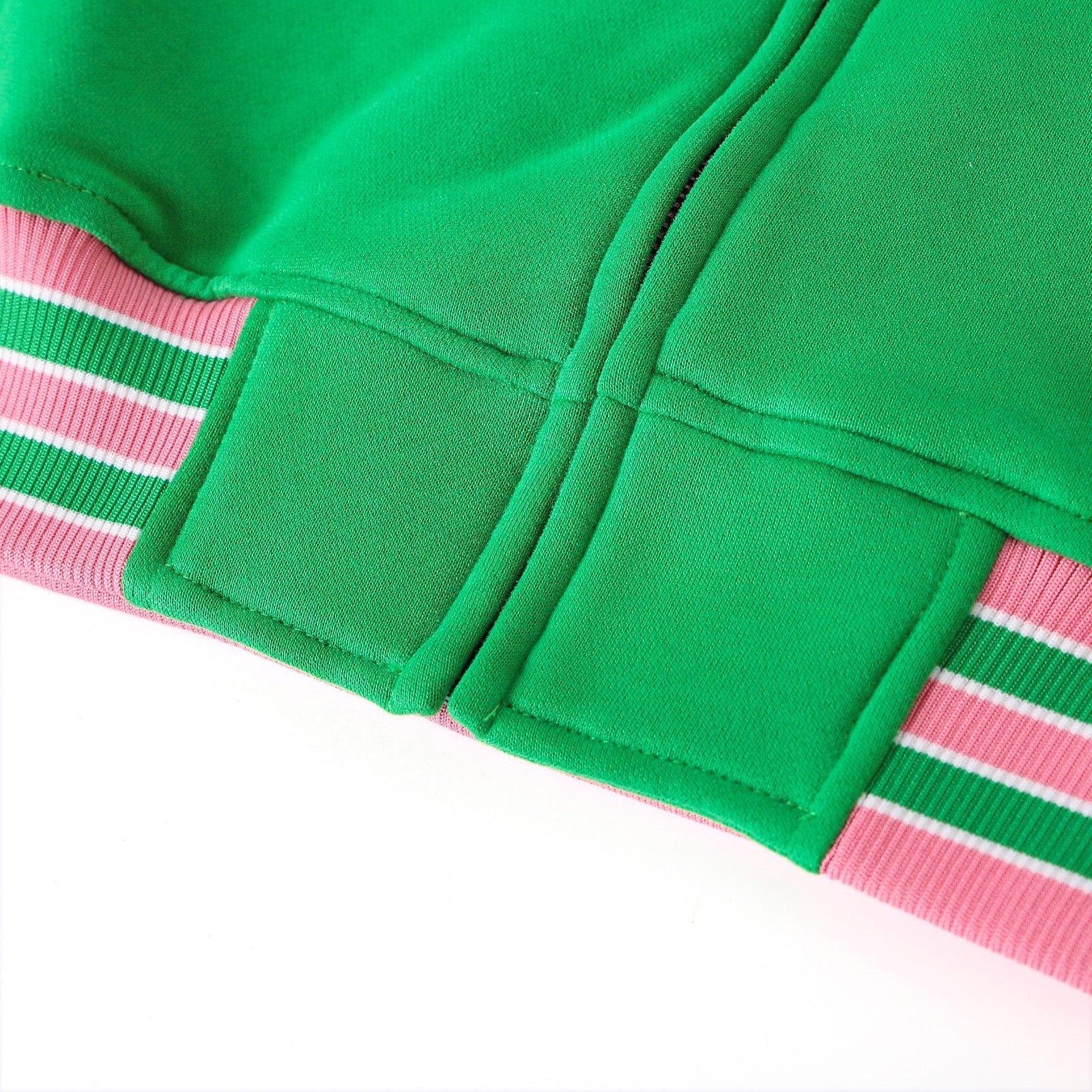 AKA Green Fleece Letterman Jacket (Unisex Size)