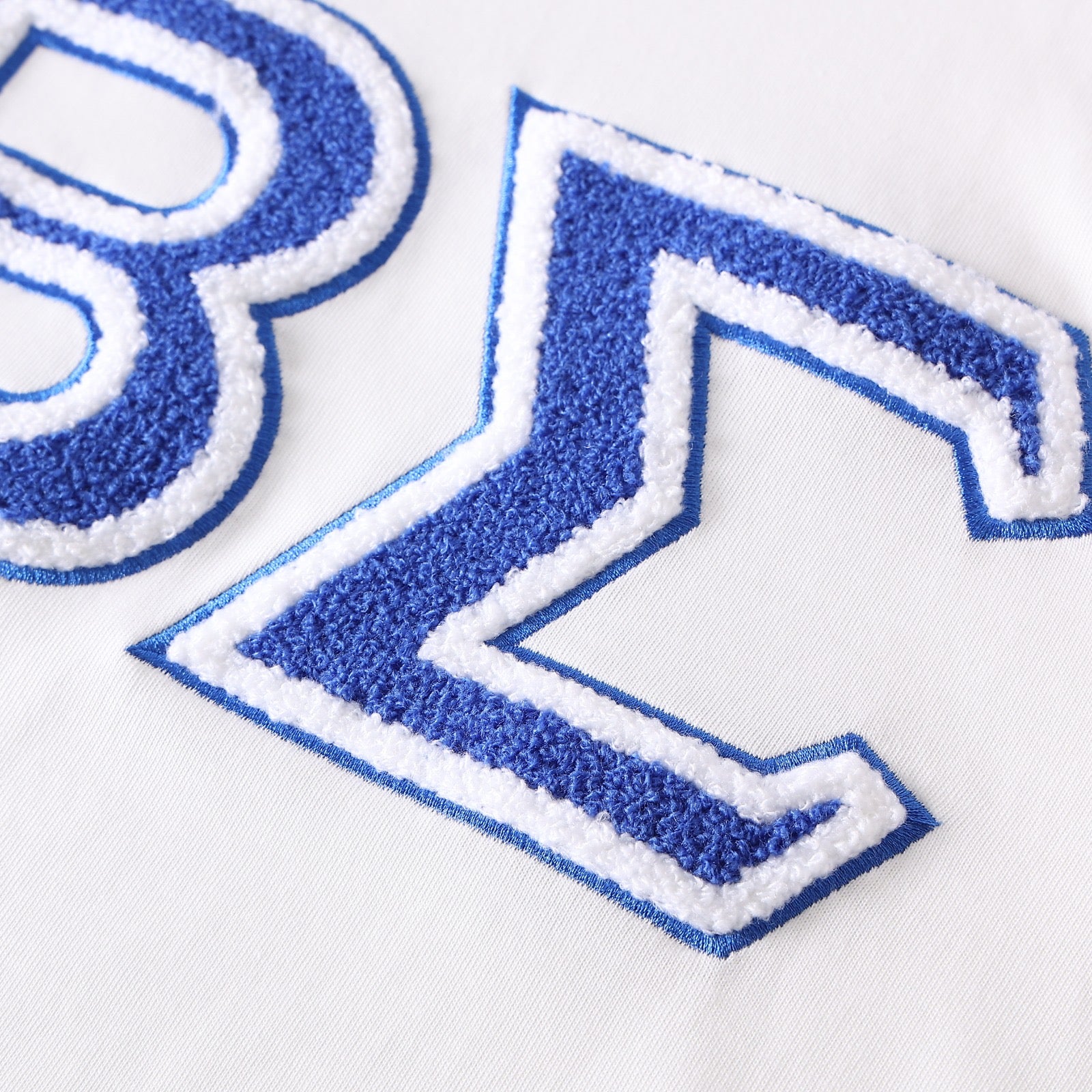 Premium Sigma Chenille letter ringer t shirt