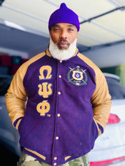 Omega Wool Letterman Jacket