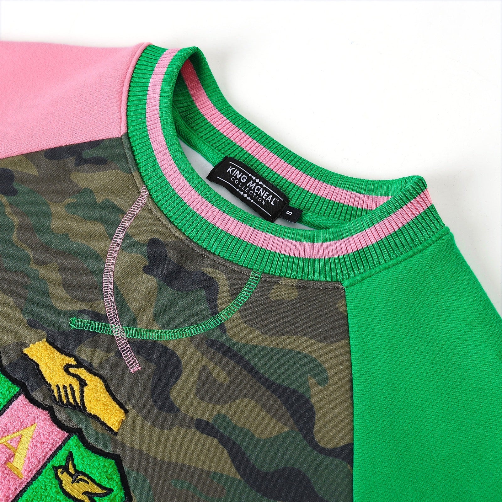 AKA Camo Chenille Crewneck (Unisex Size)