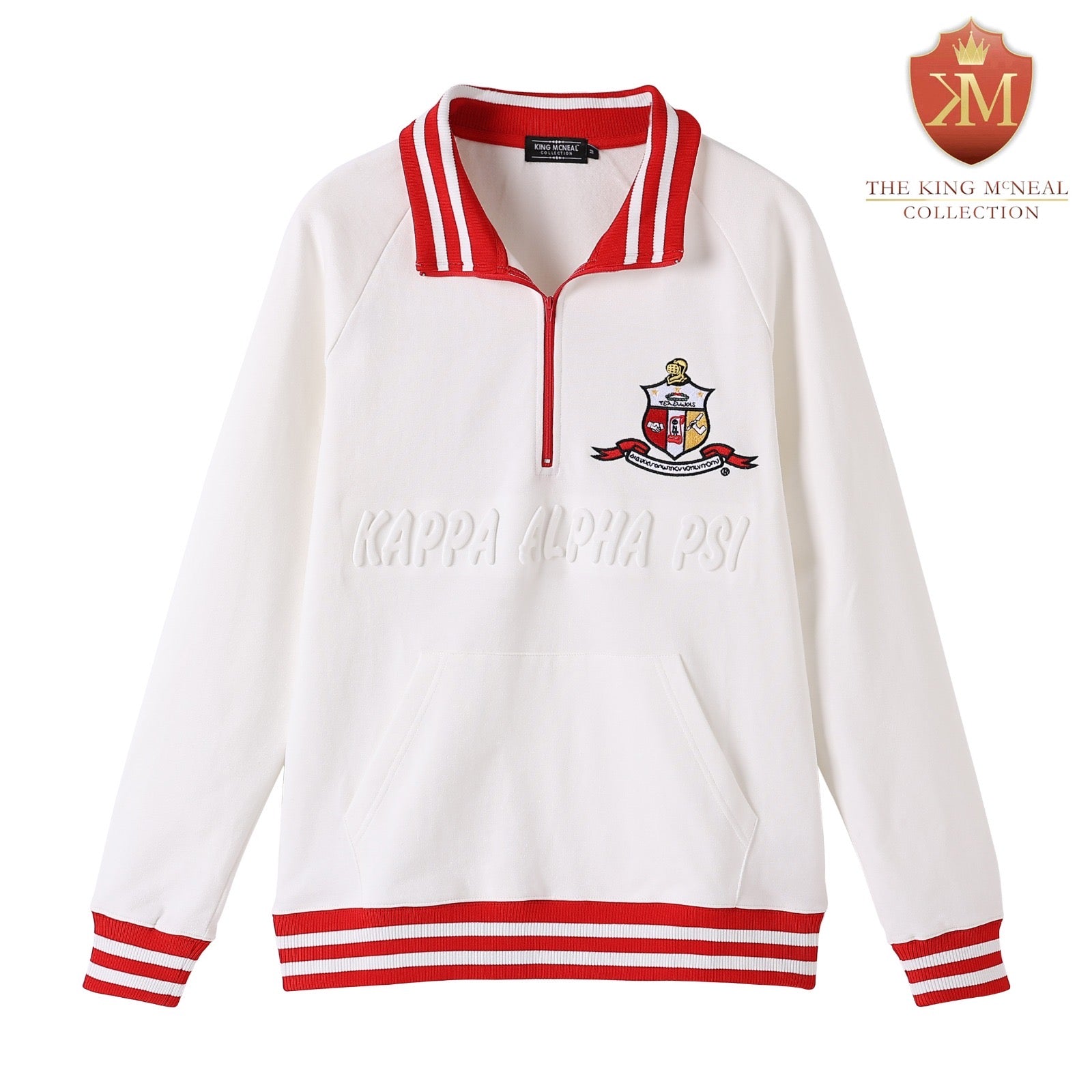 Kappa White Quarter Zip Sweatshirt