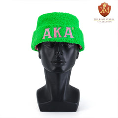 AKA Green Sherpa Beanie Hat