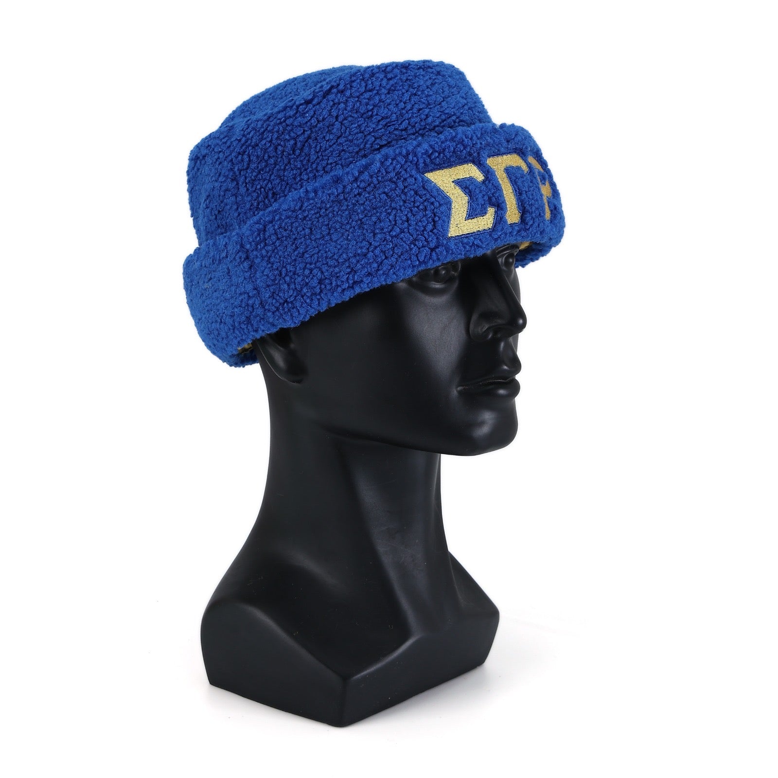 SGRho Blue Sherpa Beanie Hat