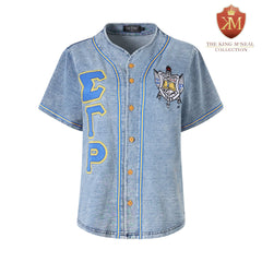 SGRho Denim Baseball Jersey