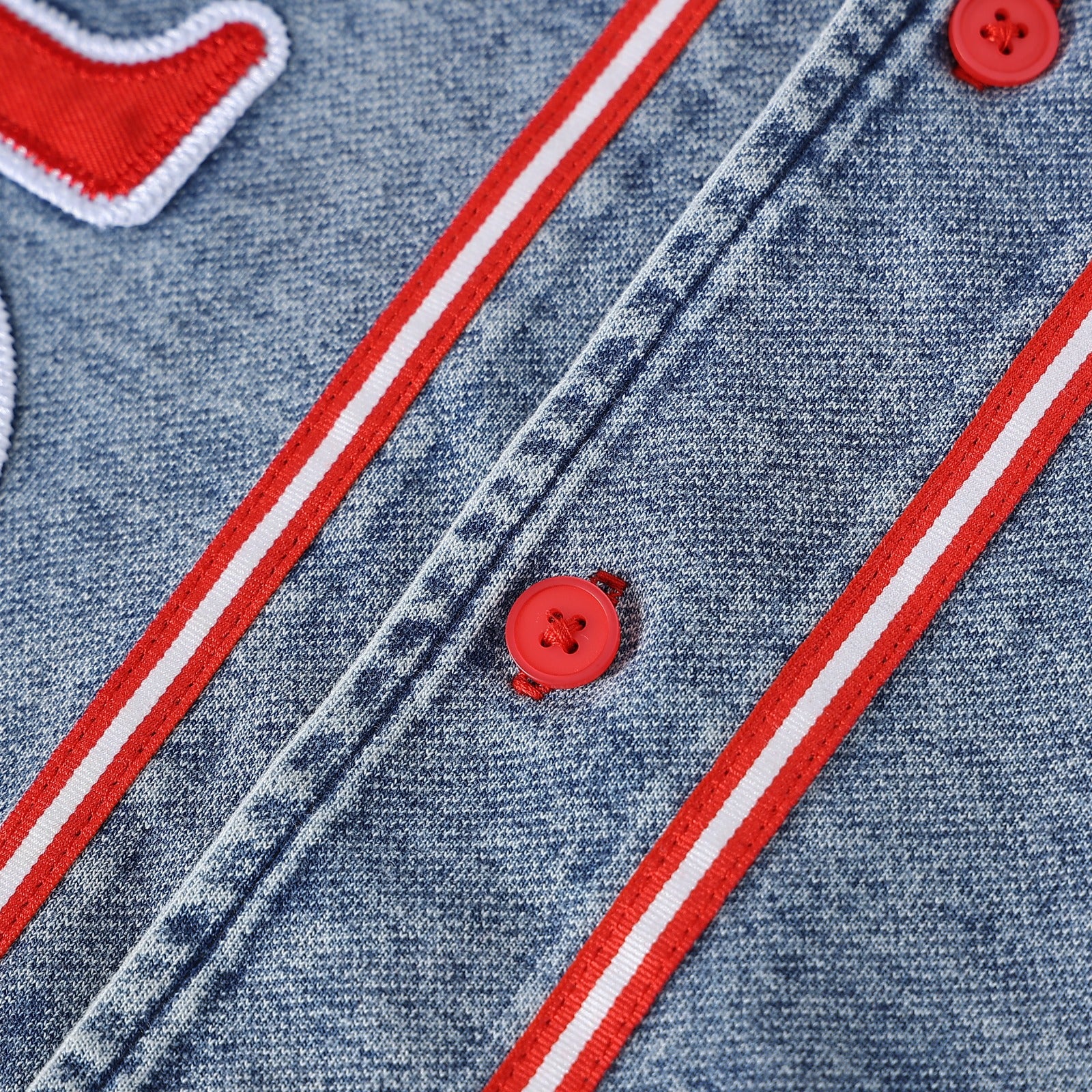 Delta Denim Baseball Jersey