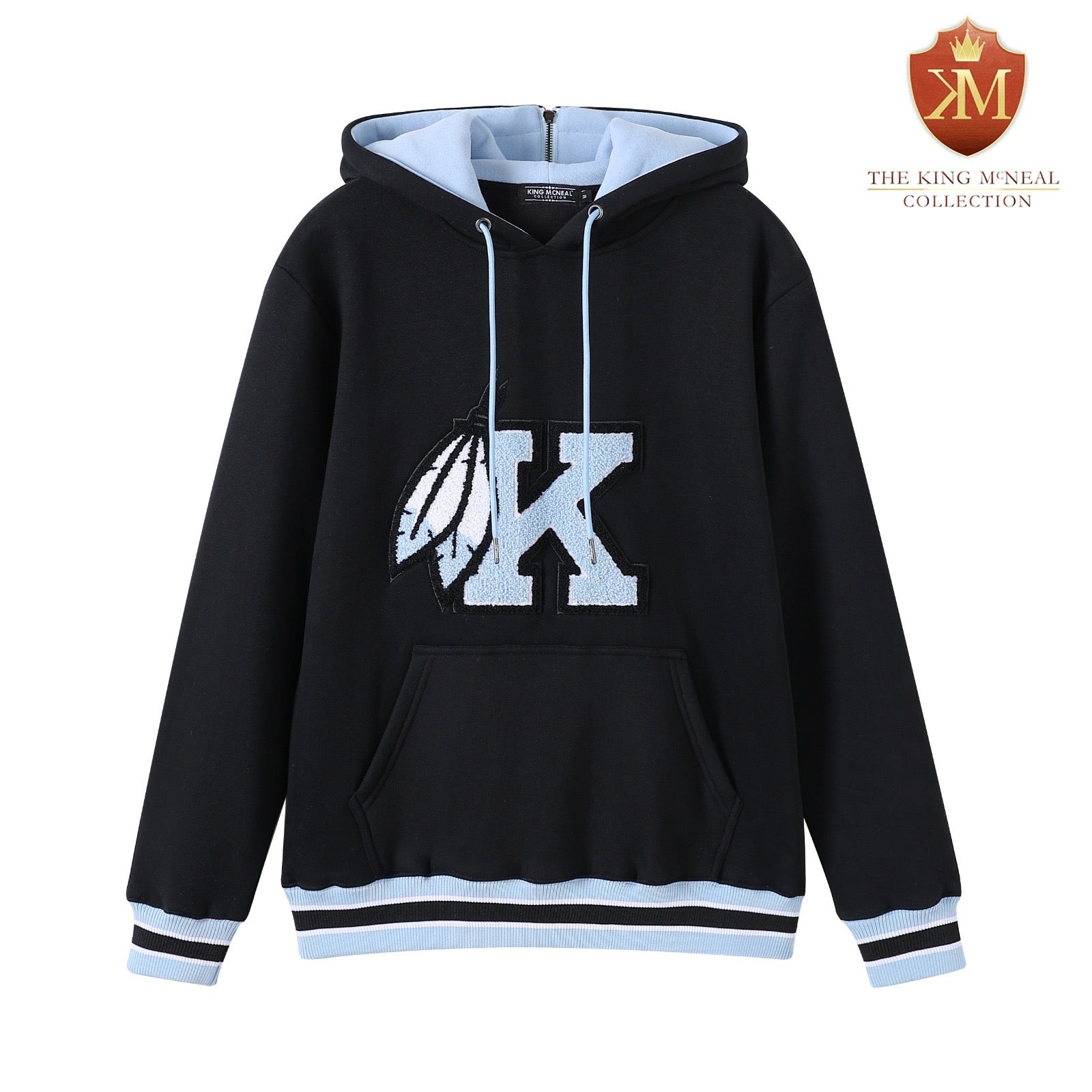 Kankakee Black Hooded Sweatshirt