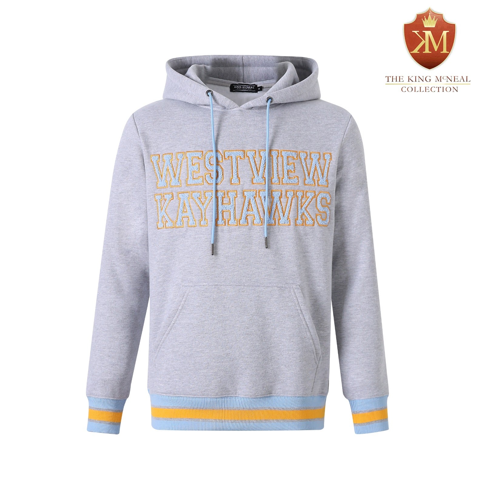 Westview Kayhawks Grey Hooded Sweatshirt