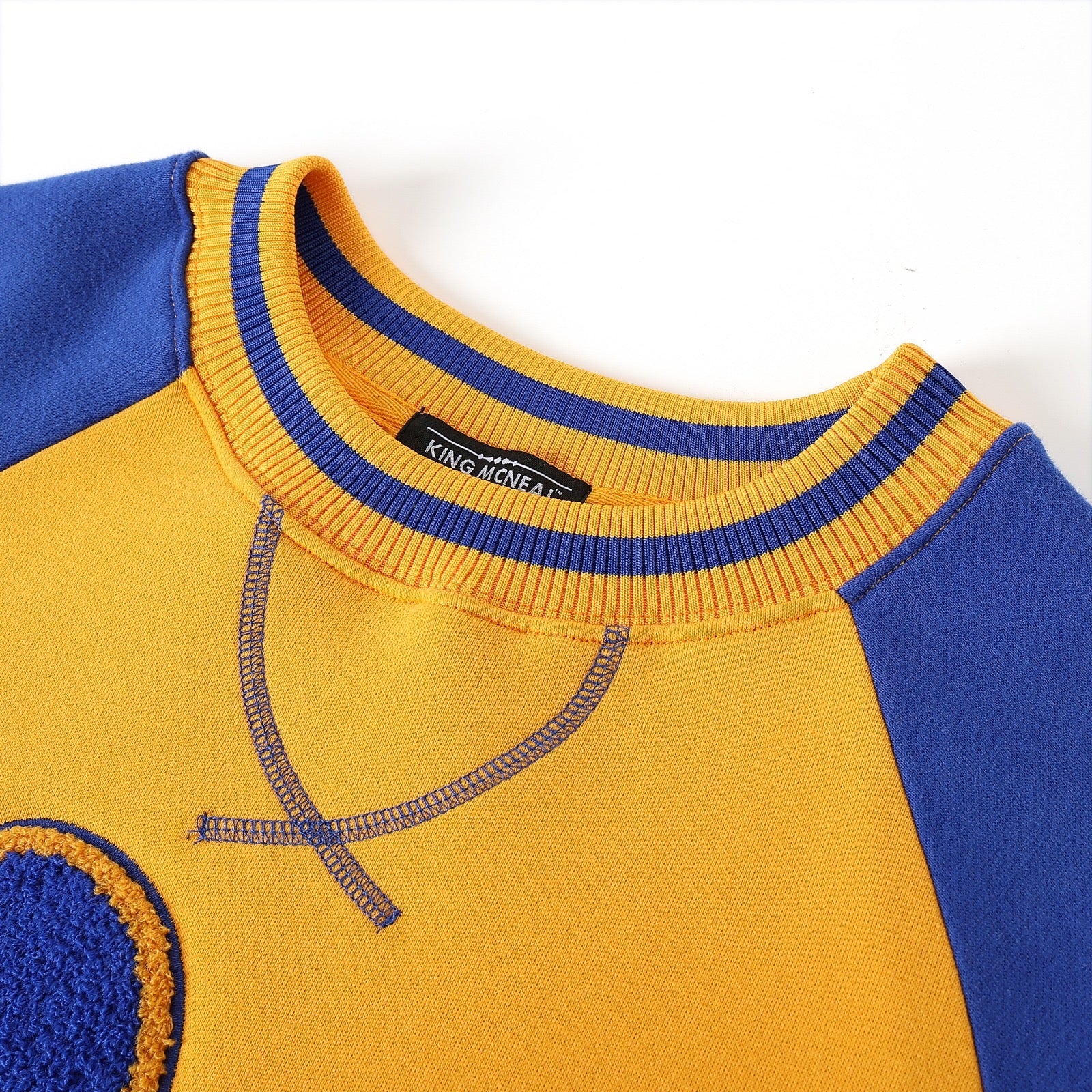 SGRho Chenille Poodle Pocket Crewneck