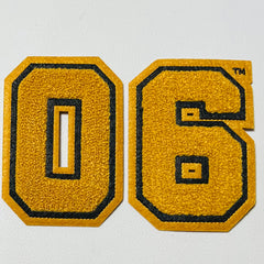 Alpha 06 Gold Chenille Patch