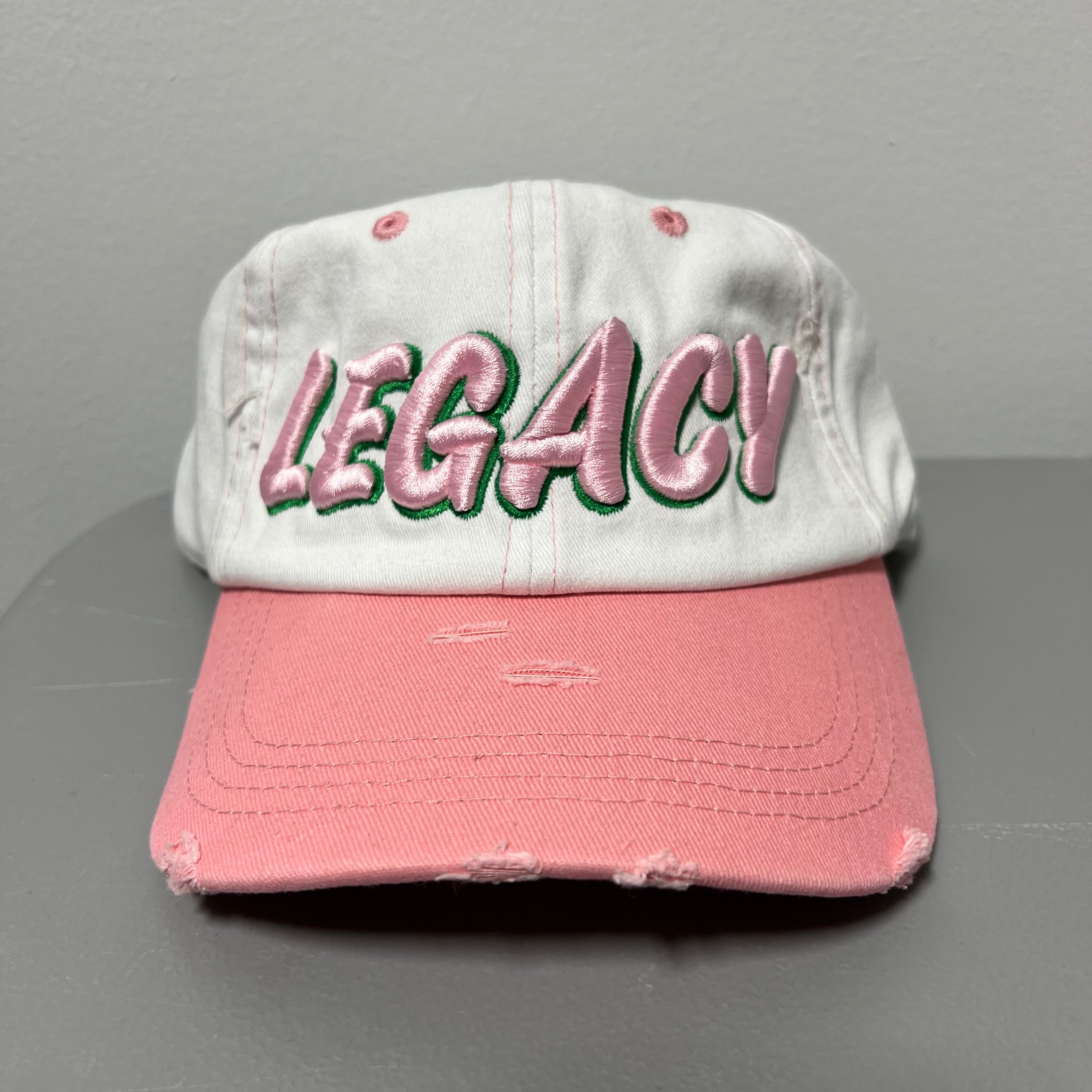 Legacy White/Pink Hat