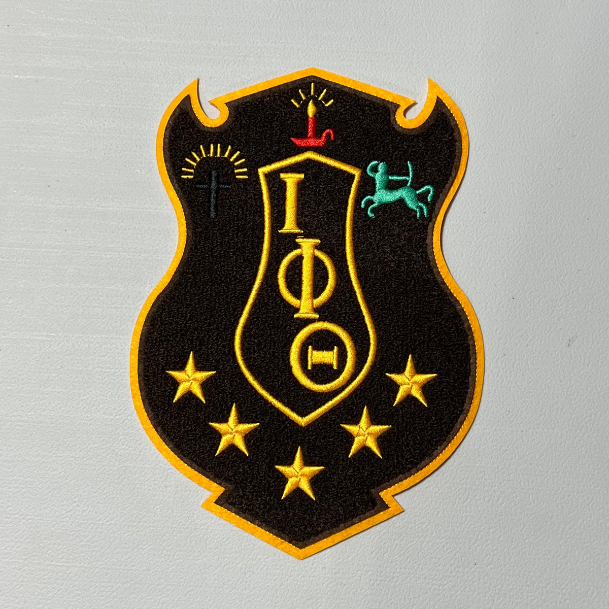 Iota Chenille Crest Patch