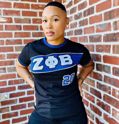 Zeta Phi Beta Pinstripe Baseball Jersey – The King McNeal Collection