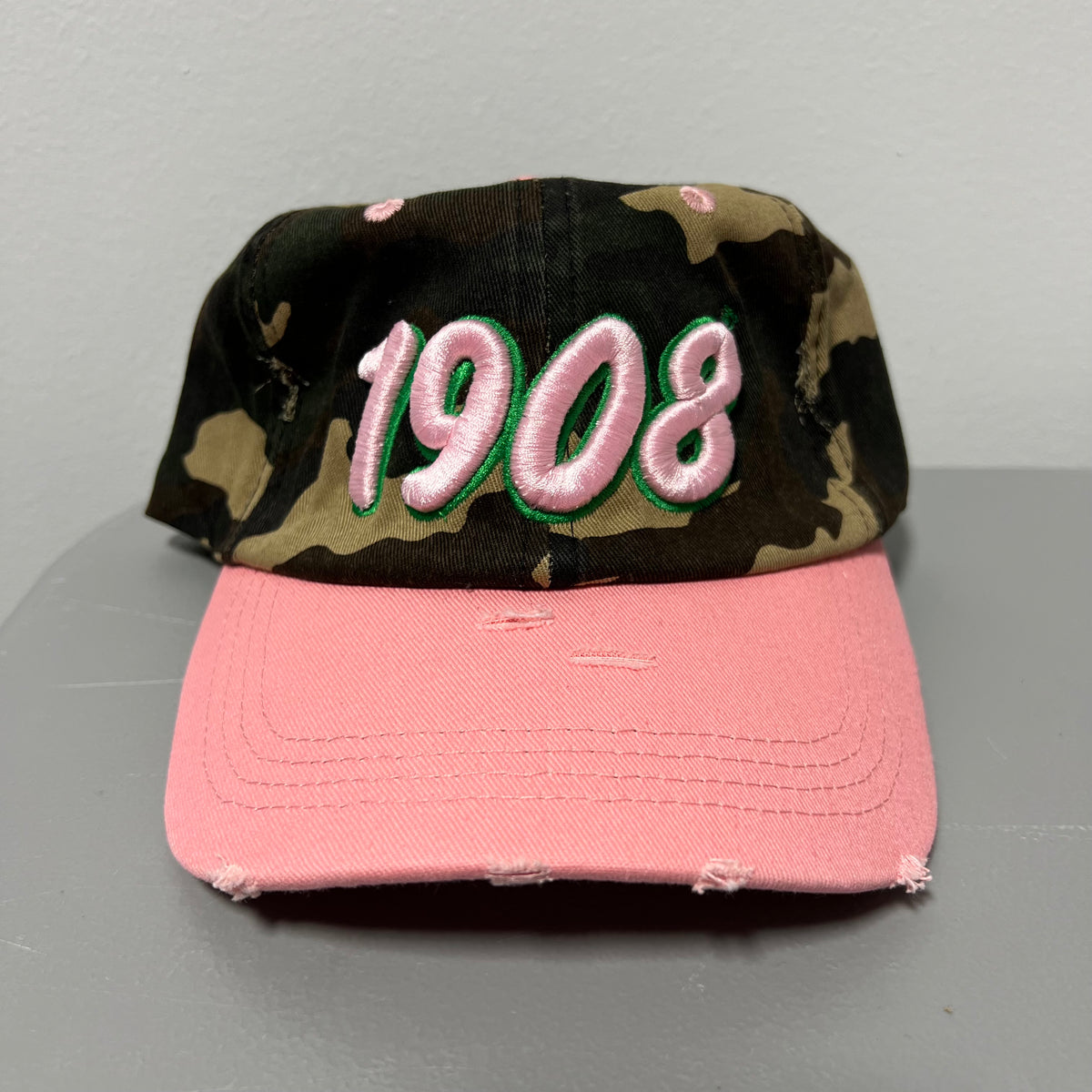 AKA 1908 Camo/Pink Hat