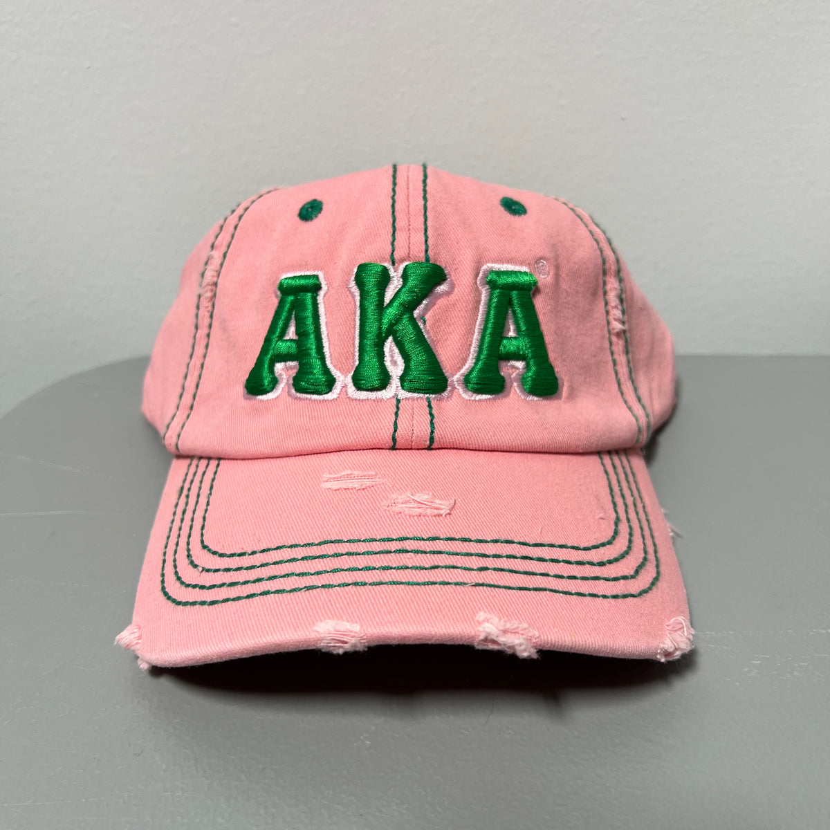 AKA Pink & Green Hat