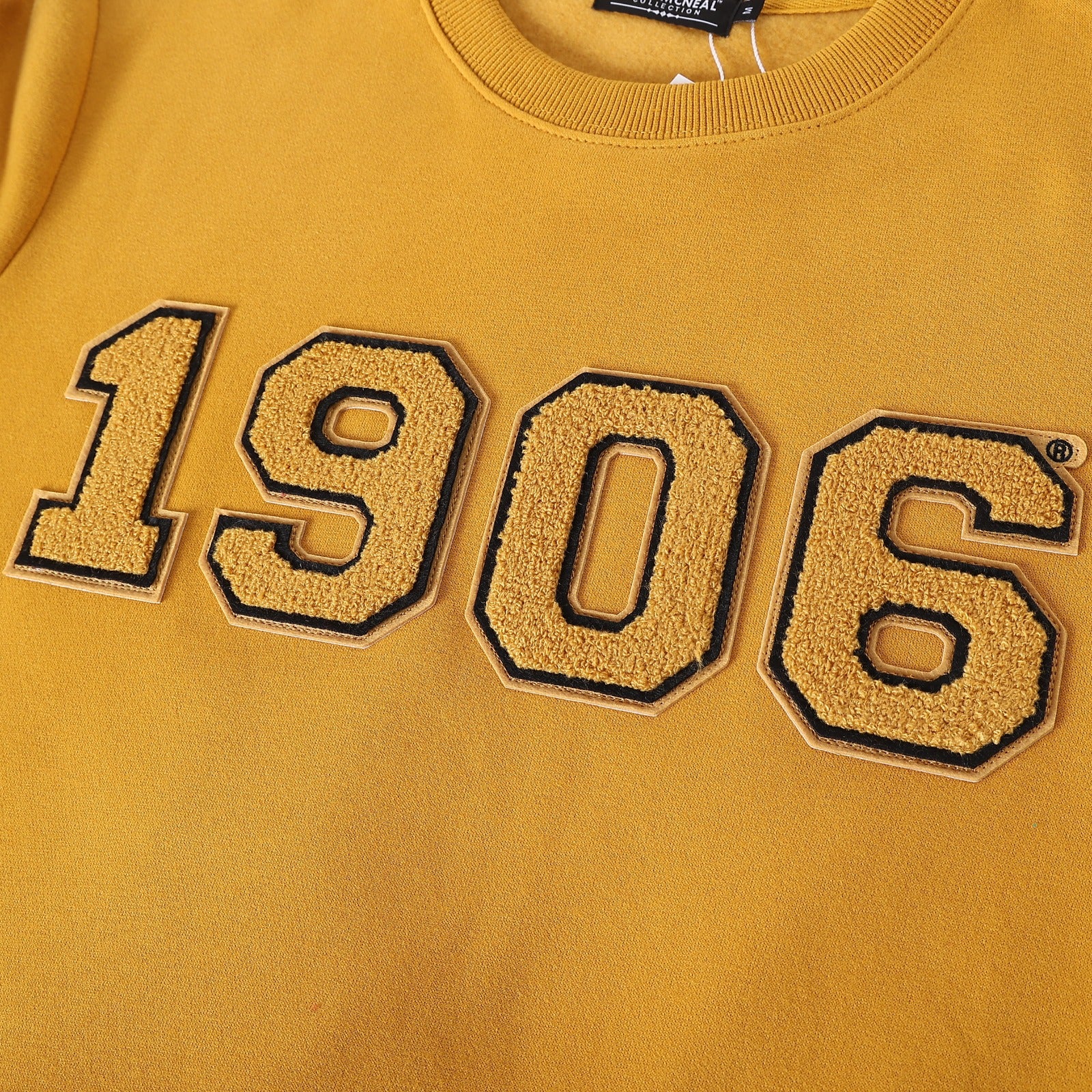 Alpha Old Gold 1906 Chenille Crewneck