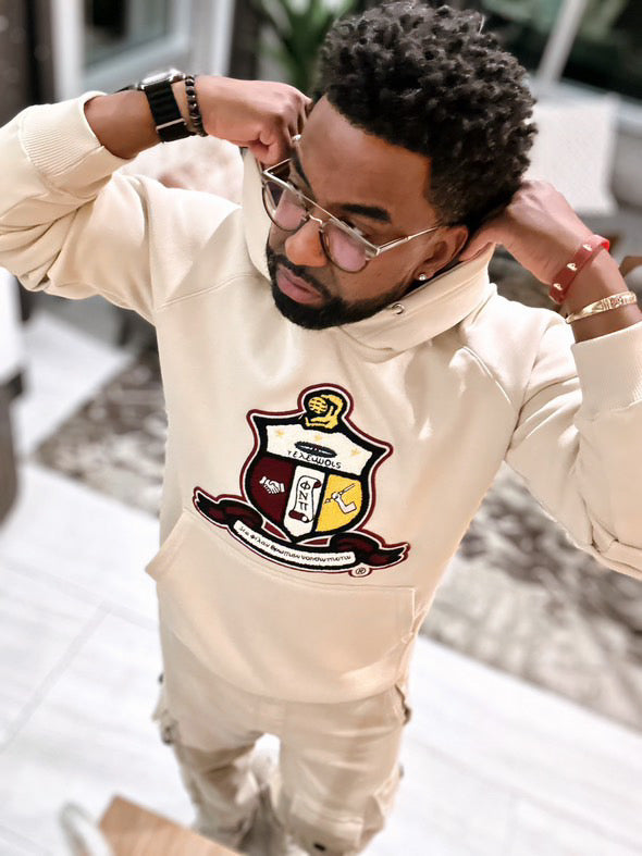 Kappa Kream Chenille Crest Premium Hoodie