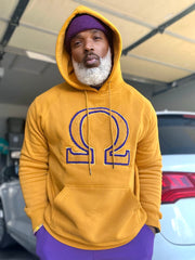 Omega Gold Ω Chenille Hoodie