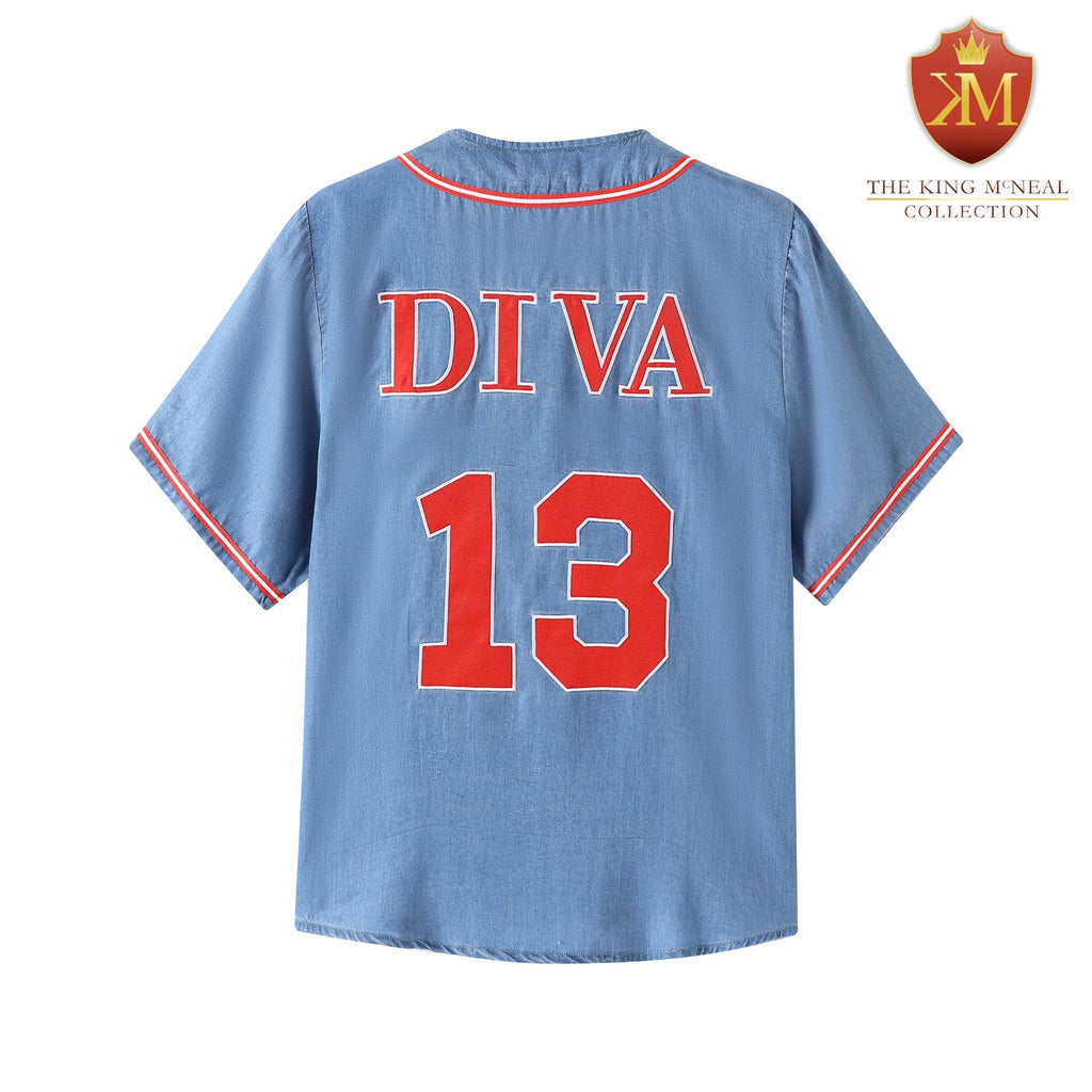 Delta White Pinstripe Baseball Jersey – The King McNeal Collection