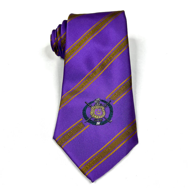 Purple and Old Gold Omega Monogram BowTie – The King McNeal Collection