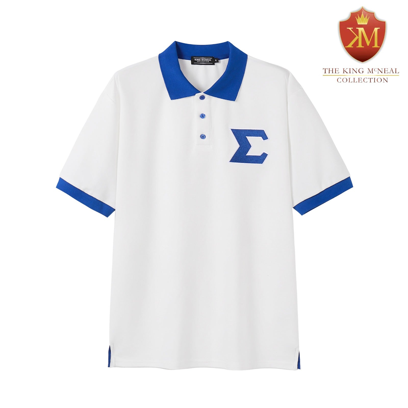 Sigma White Premium Polo Shirt