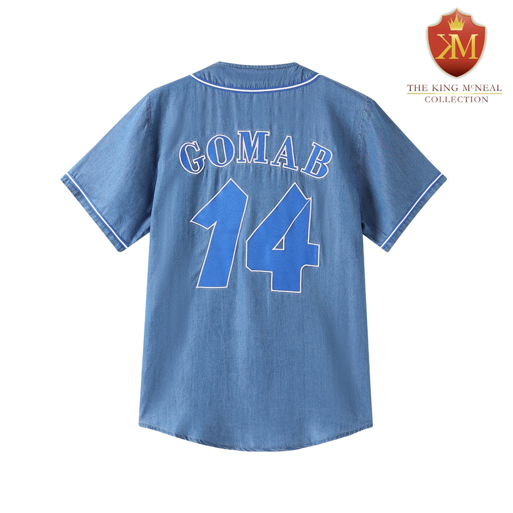 Sigma Denim Baseball Jersey L