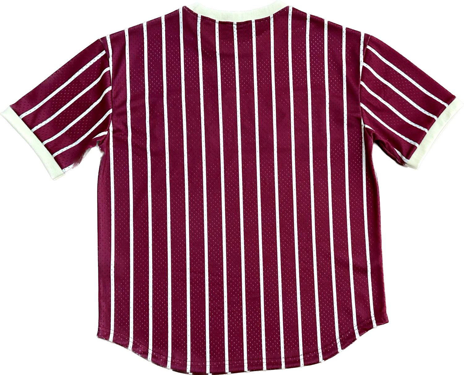 Kappa Crimson Pinstripe Baseball Jersey