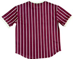 Kappa Crimson Pinstripe Baseball Jersey