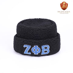 Zeta Black Sherpa Beanie Hat