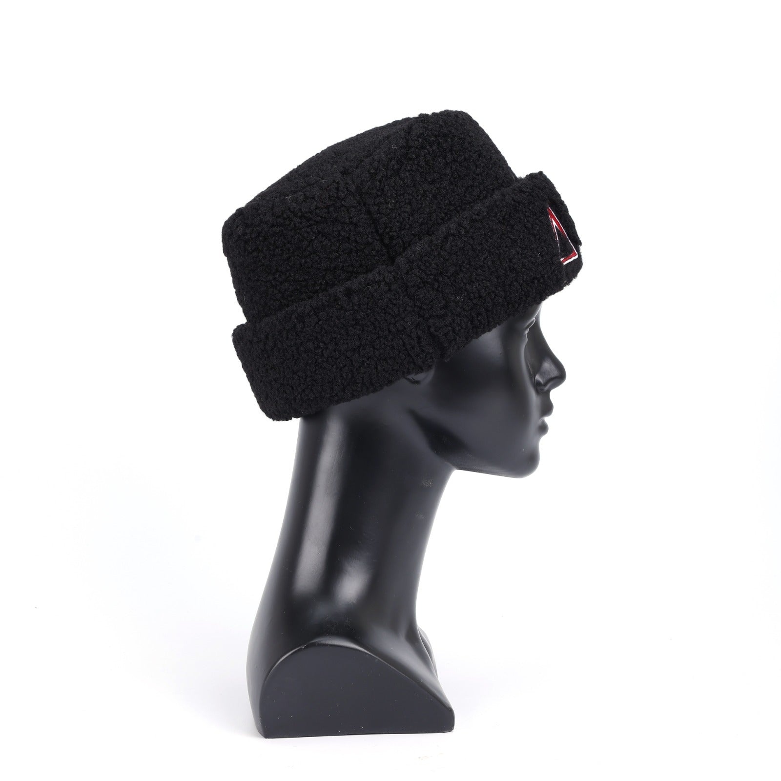 Delta Black Sherpa Beanie Hat