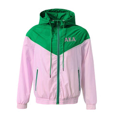 AKA Full Zip Color Changing Windbreaker Jacket Read Description