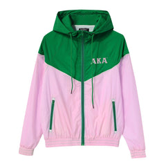 AKA Full Zip Color Changing Windbreaker Jacket Read Description