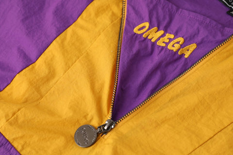 Omega PSI Phi Half Zip Windbreaker Jacket S