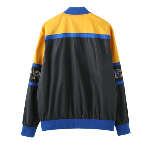 SGRho Black 3M Reflective Bomber Jacket